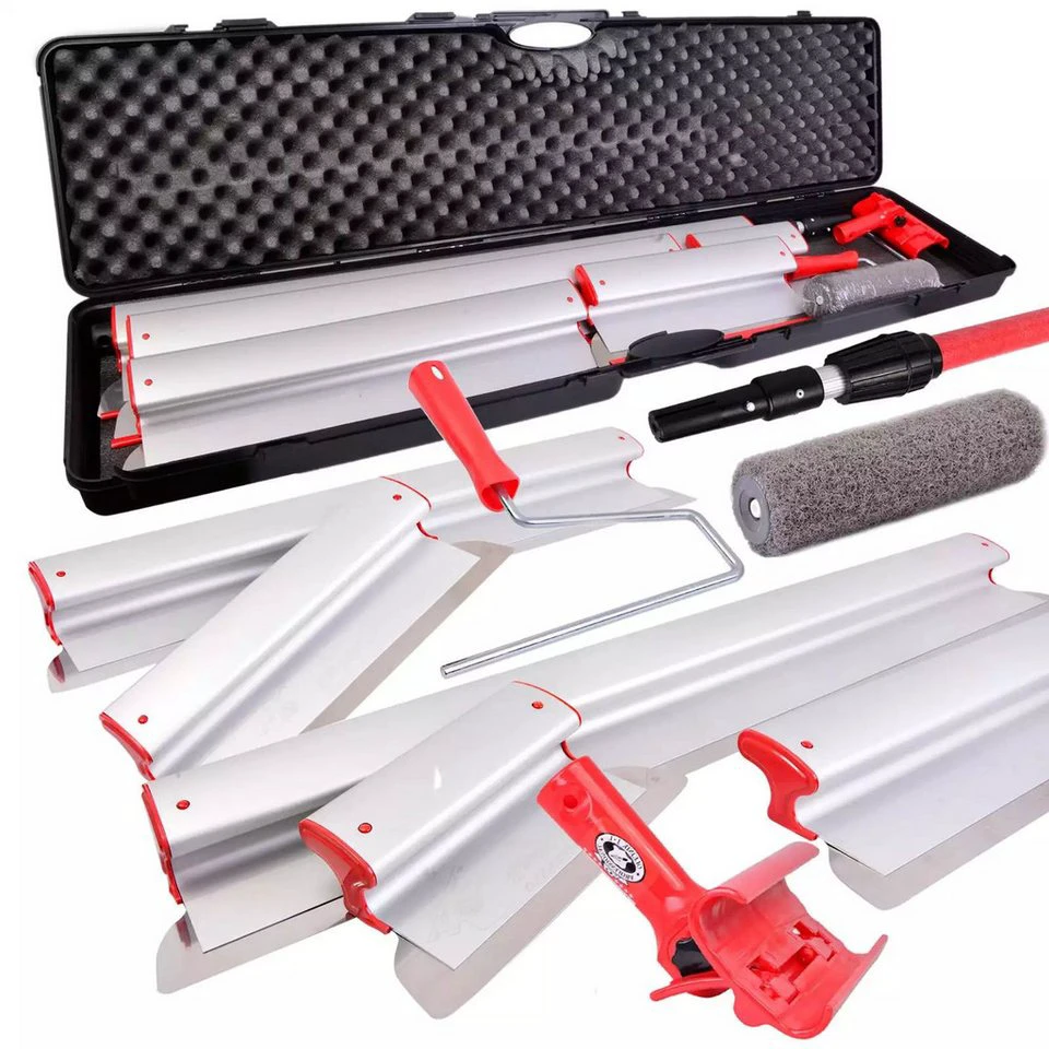 ConToo Flächenspachtel 10-teilig Set Koffer Ergoplane Adapter Rollspachtel