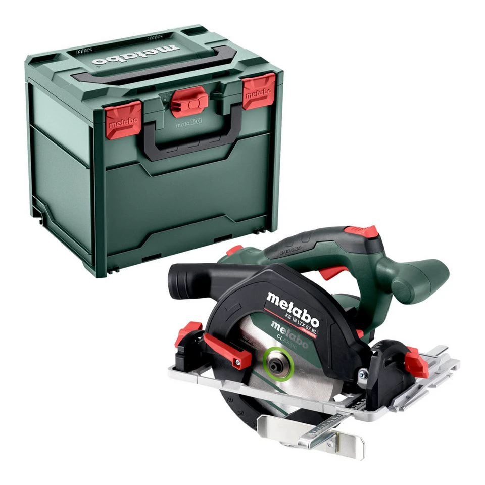 Metabo Kompakt-Handkreissäge KS 18 LTX 57 BL 18 V 57 mm metaBOX ohne Akku ohne Ladegerät
