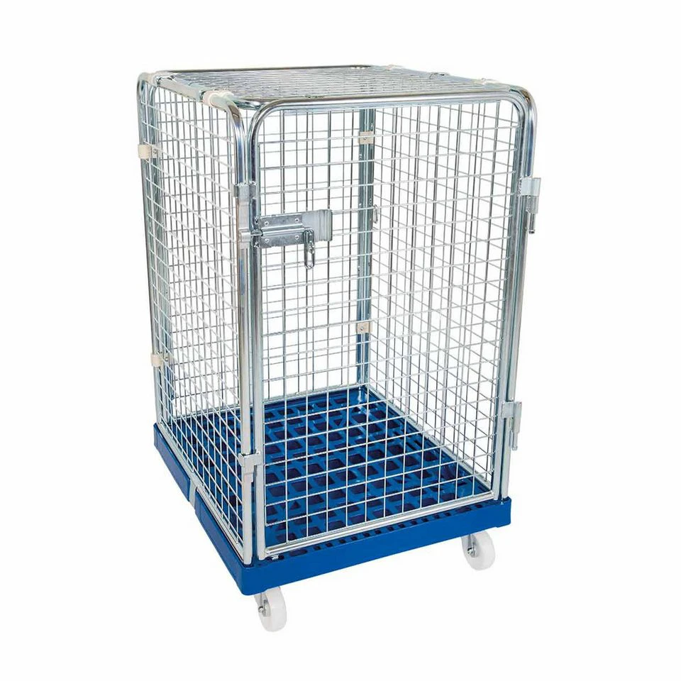 OSWALD Transportgeräte Rollbehälter niedrig RW10355 5-seitig 724 x 815 x 1.220 mm 500 kg