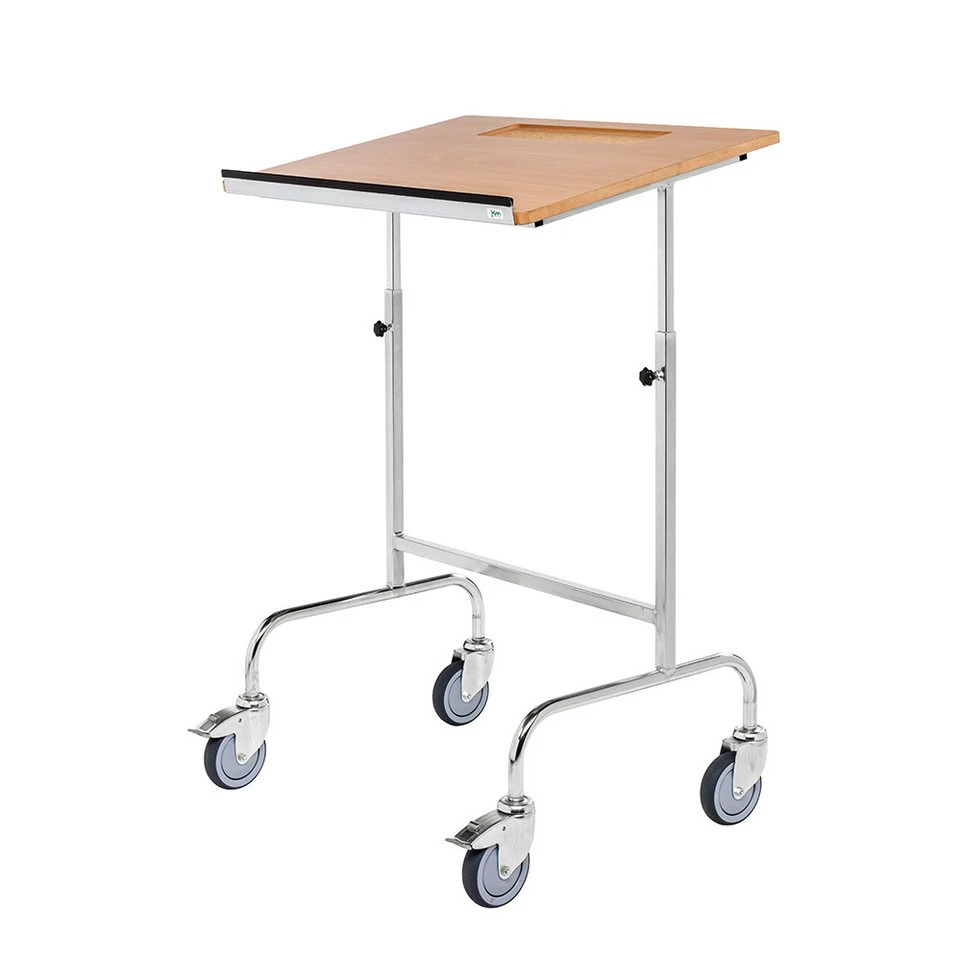 OSWALD Transportgeräte Rollpult höhenverstellbar 10° geneigt 570 x 800 x 1.300 mm 150 kg NK155