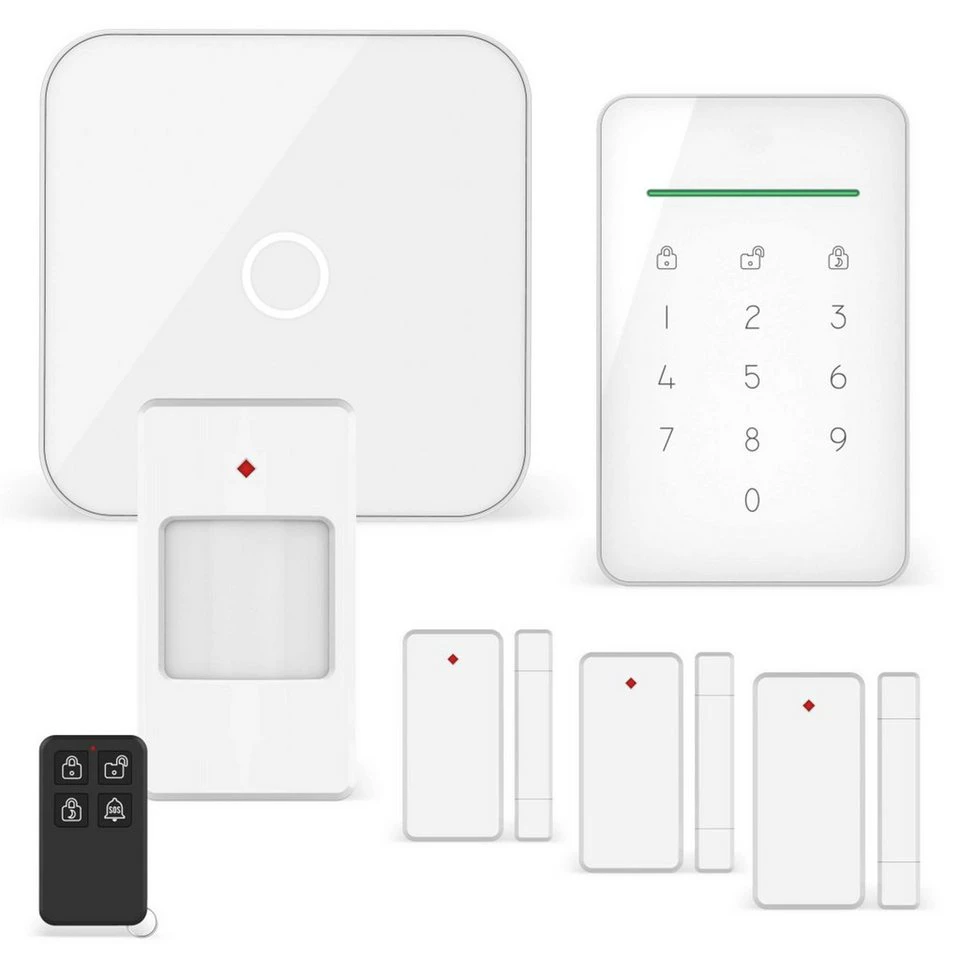 ELRO AS90S Home+ Alarmsystem drahtlos 100 dB App SMS erweiterbar