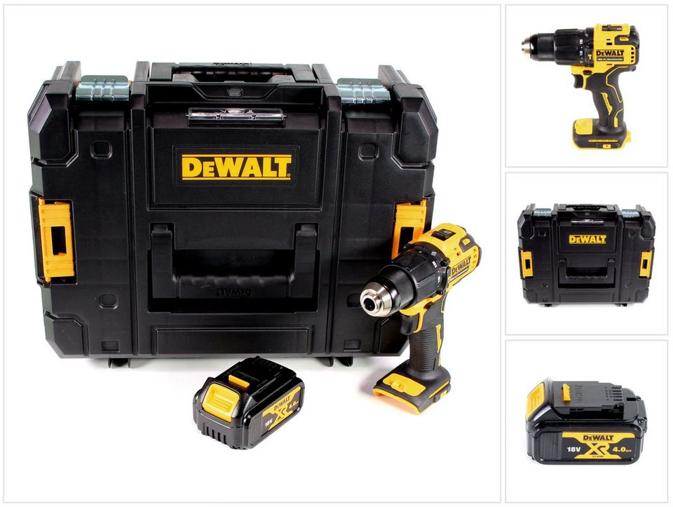 DeWalt DCD 709 N Akku-Schlagbohrschrauber 18V 65 Nm mit 4,0 Ah Akku TSTAK Box