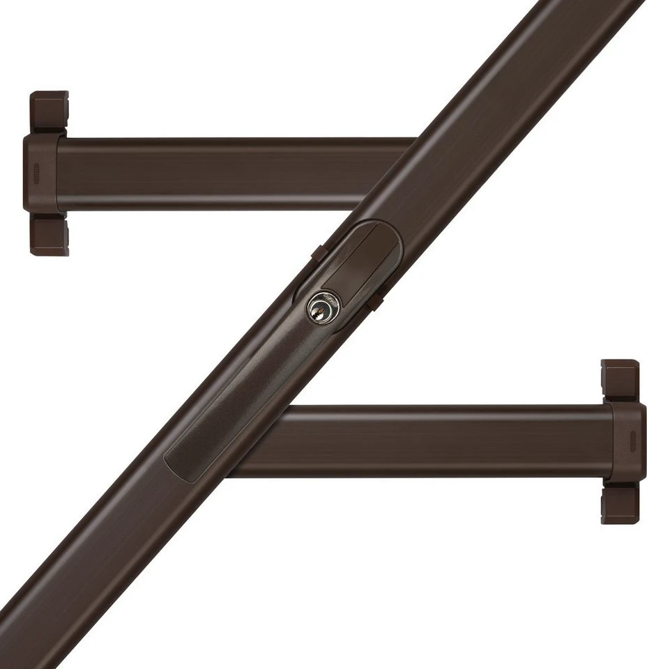 ABUS Fenster-Stangenschloss FOS550 B braun gleichschl. AL0125