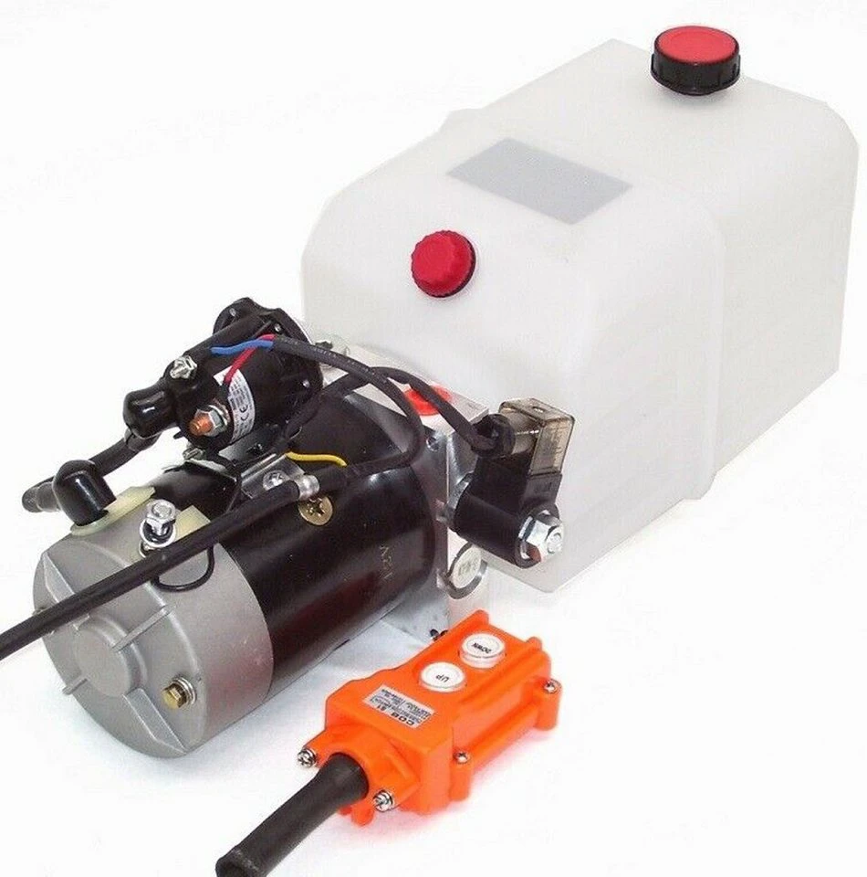 Apex Hydraulikaggregat 12 V 180 bar Kipperpumpe 10 L Tank