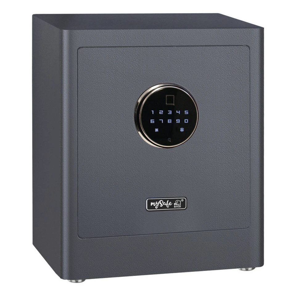 BASI mySafe Premium 350 Tresor Fingerabdruck Touchdisplay Alarm Code 2 Notschlüssel