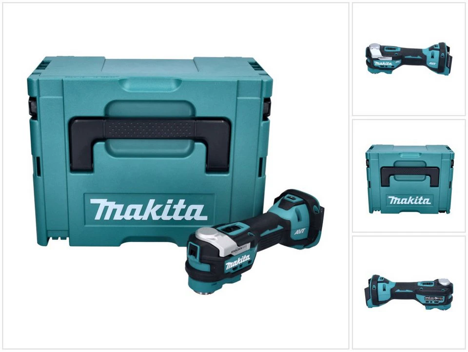 Makita Akku-Multifunktionswerkzeug DTM 52 ZJ 18 V Starlock Max Brushless mit Makpac