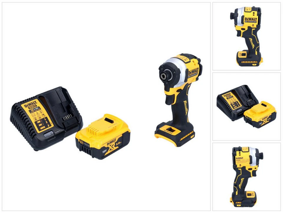 DeWalt Akku-Schlagschrauber DCF 850 18 V 205 Nm 1/4 Zoll Brushless 1x Akku