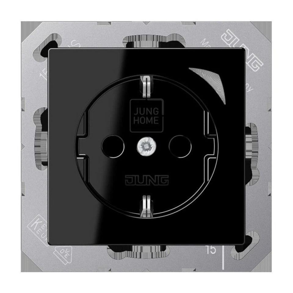 Jung SCHUKO Steckdose BT A 1521 SE SW schwarz JUNG HOME