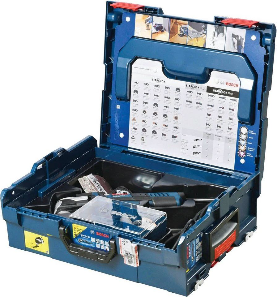 Bosch Professional Elektro-Multifunktionswerkzeug GOP 55-36 550 W 230 V StarlockMax L-BOXX