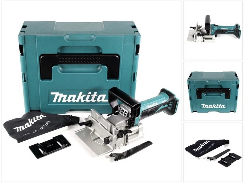 Makita Nutfräse DPJ 180 ZJ 18 V Li-Ion Solo im Makpac ohne Akku ohne Ladegerät