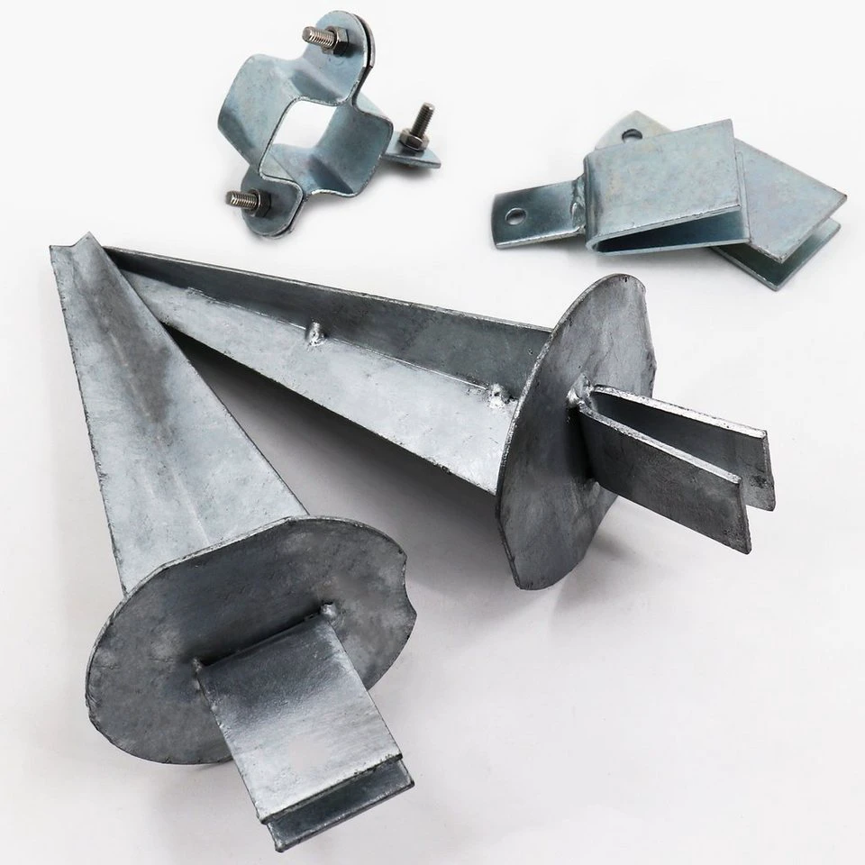 Aquagart Zaun-Eckverbinder 5 Eck-Strebensets Z-Profil Pfahl Wildzaun Forstzaun 1-St