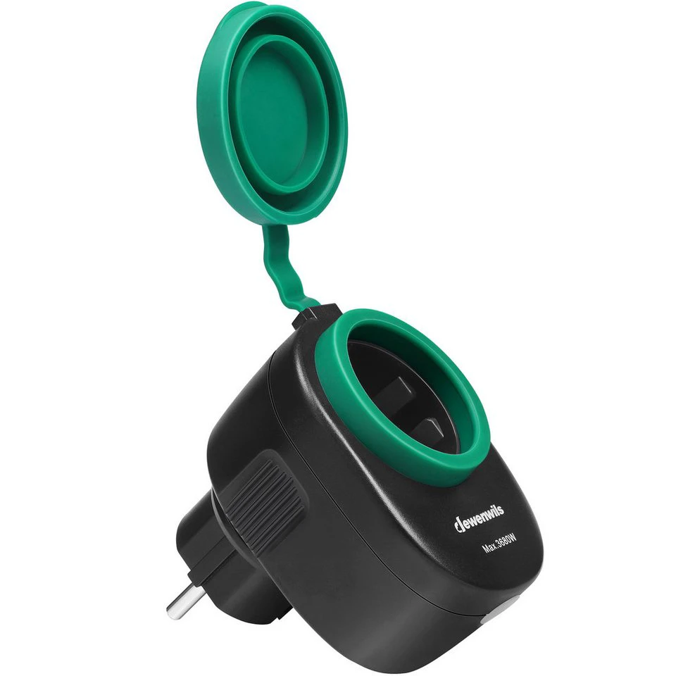 DEWENWILS WLAN-Steckdose Outdoor max. 3680 W 1-St. IP44 Smart Life Alexa Google Home