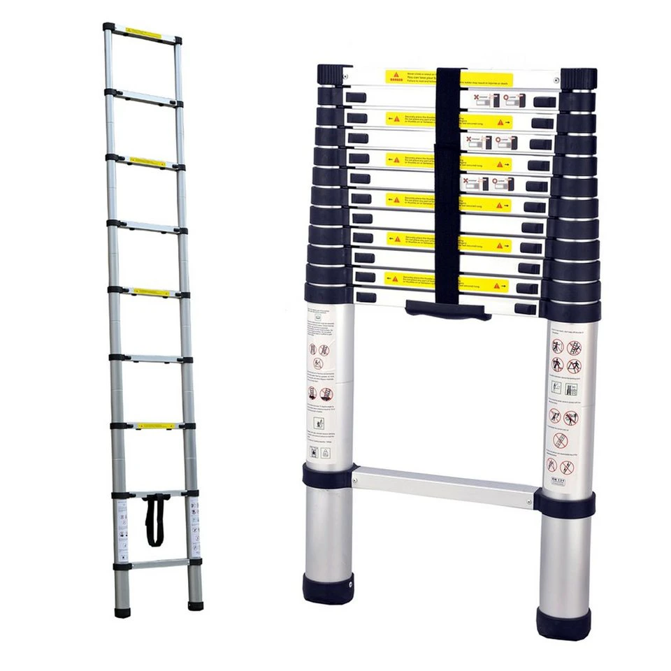 Herzberg Teleskopleiter HG-5380 3m80 Aluminium