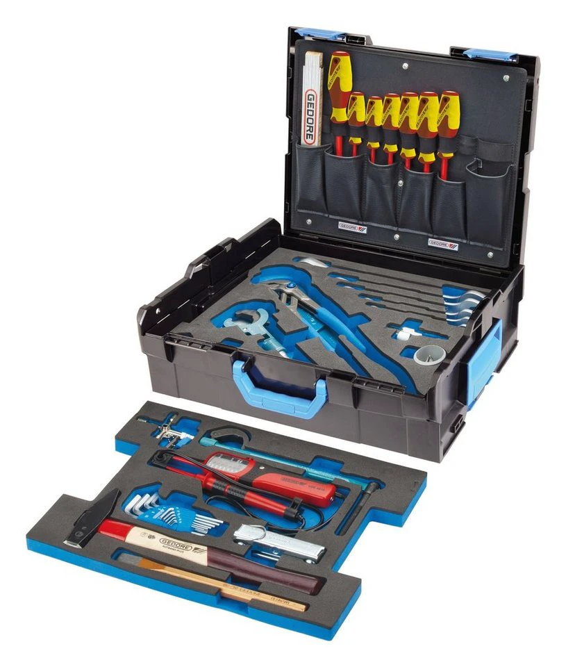 Gedore Werkzeugsortiment Sanitär 44-teilig L-Boxx 136
