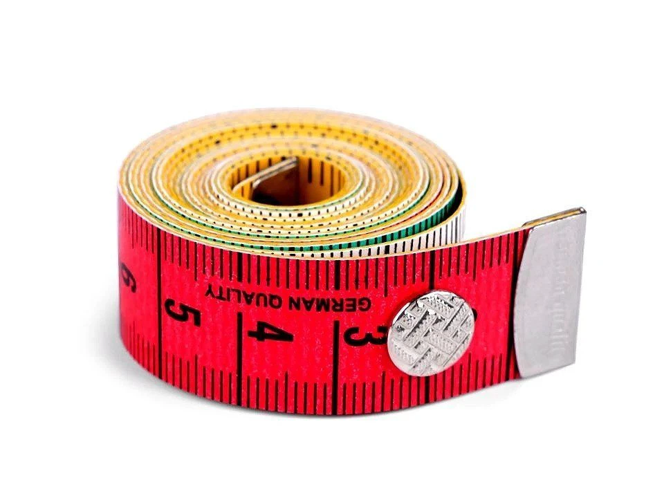 Diademita Maßband Schneidermassband mit Druckknopf 150 cm Profi