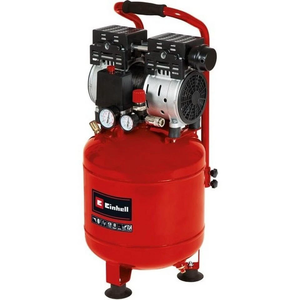 Einhell Elektrowerkzeug-Set TE-AC 135/24 Silent Plus 750 Watt 8 Bar 24 Liter 220 Volt