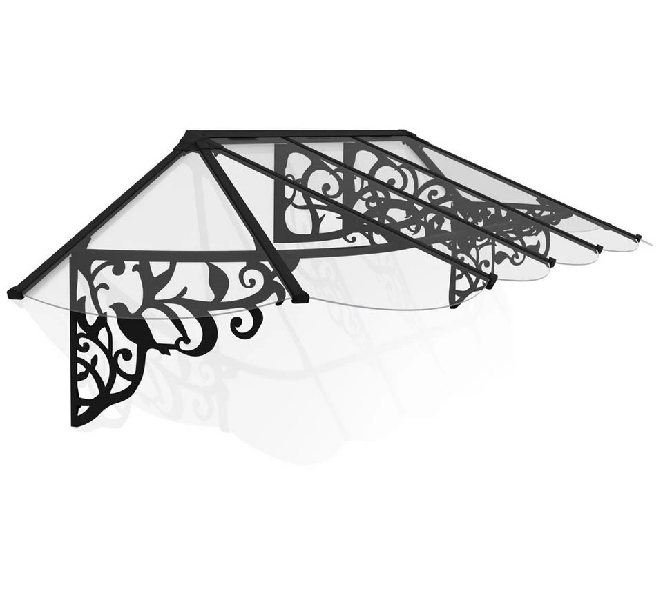 Palram - Canopia Vordach Lily 3154 319x88x70 cm schwarz