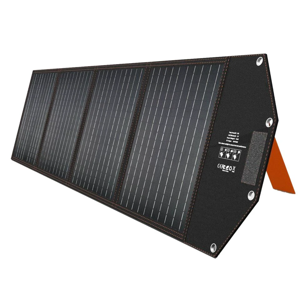 Hyrican Solar Modul PV-100X1 100 W 18 V Mono-Silizium faltbar für UPP-600 & UPP-1200