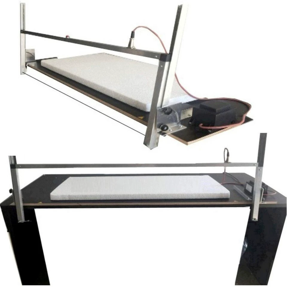 Kaminbau Mierzwa Heißdrahtschneider Styroporschneider 3 Glühdrähte 60-155 cm Freihand Ständer