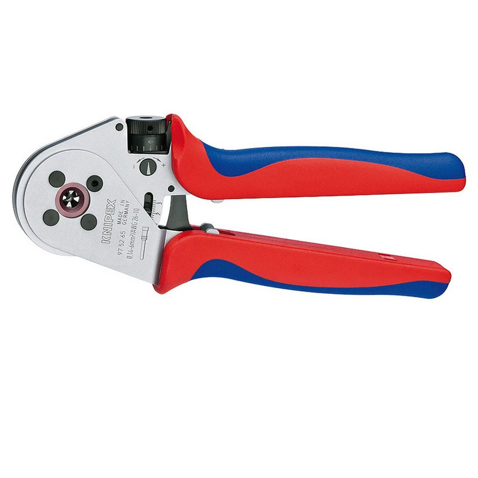 Knipex Vierdornpresszange 975265A für gedrehte Kontakte 250 mm