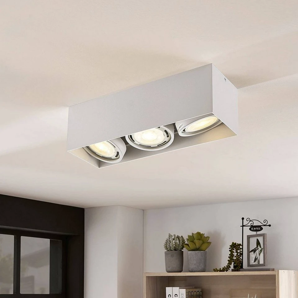 Arcchio Strahler Rosalie Deckenlampe Aluminium weiß 3-flammig GU10