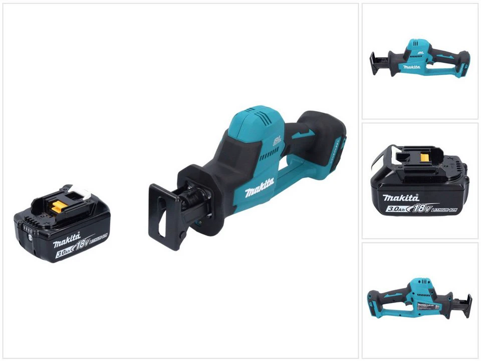 Makita DJR 189 Reciprosäge Akku 18 V Brushless 3,0 Ah