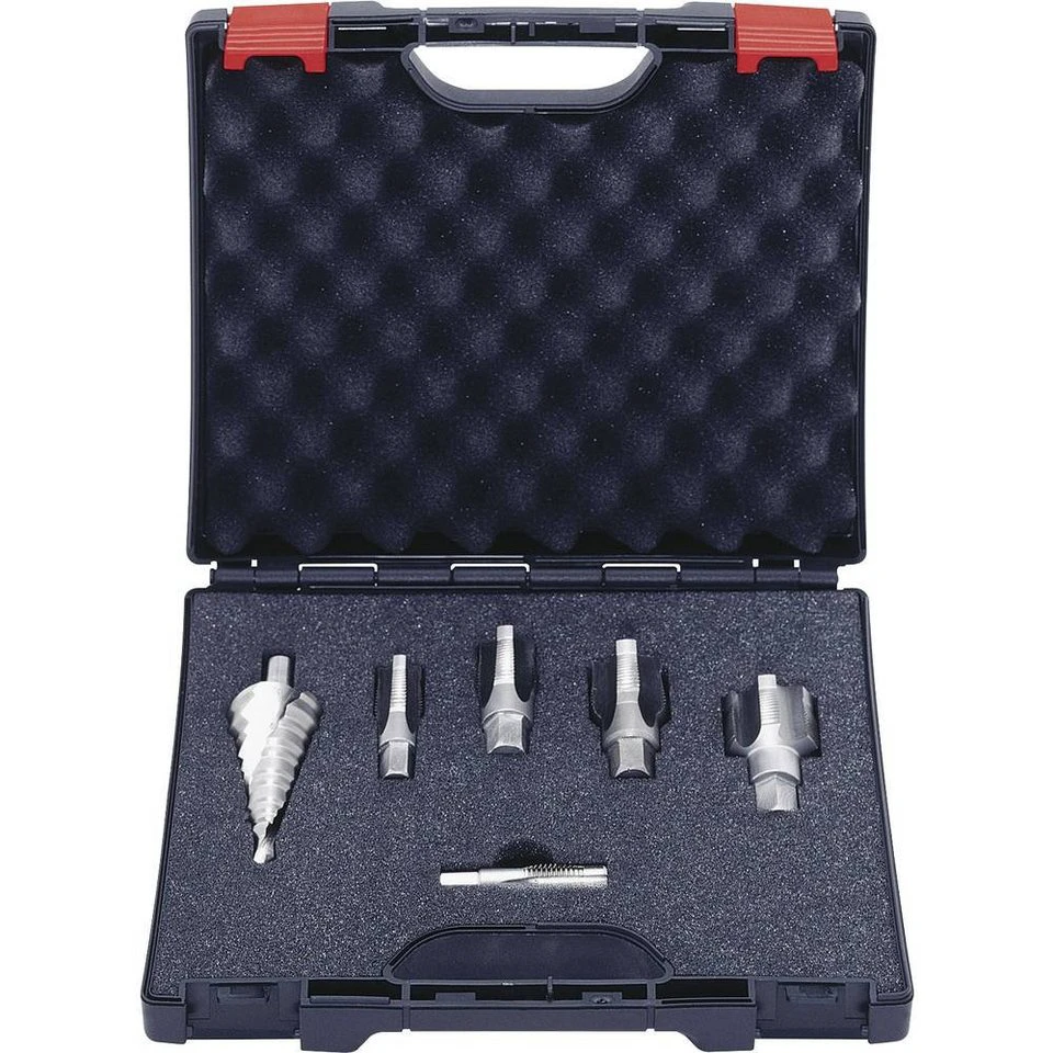 Exact Gewindebohrer 6tlg. HSS-Spezial-Einschnitt-Gewindebohrersatz