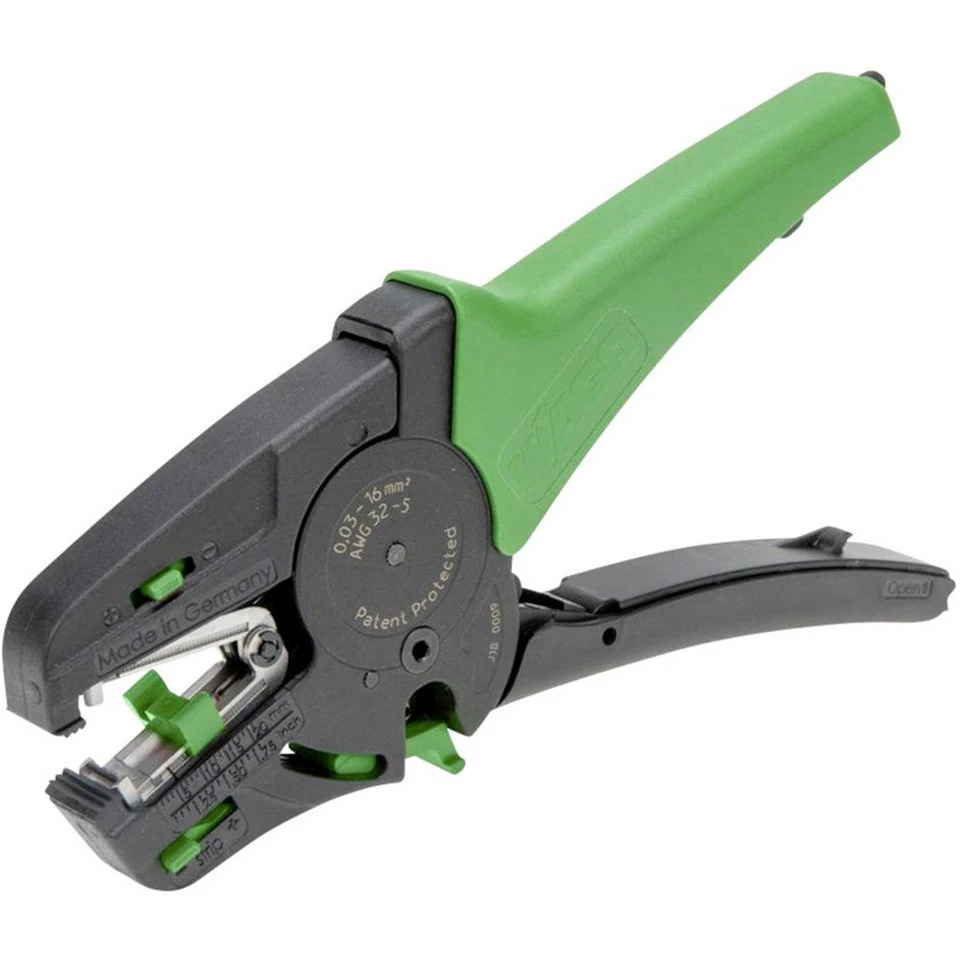 WAGO Quickstrip Vario 206-1125 Abisolierzange 0.03 bis 16 mm² mit Drahtschneider