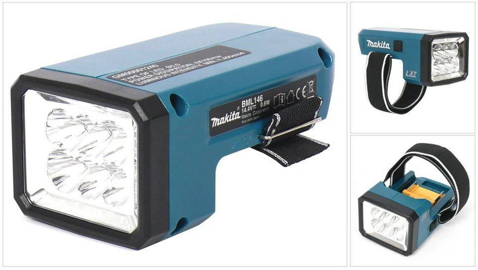 Makita Baustrahler BML 146 14,4 V Li-ion Akku Lampe Solo ohne Zubehör