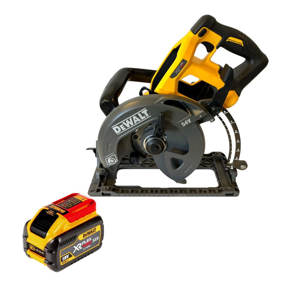 DeWalt Kompakt-Handkreissäge DCS 577 N 54 V FlexVolt 190 mm Brushless 9,0 Ah ohne Lader