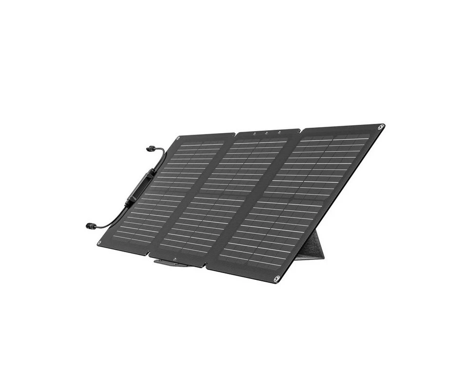 EcoFlow Solarmodul 60 W portables Solarpanel monokristallines Silizium P68 Schutz ETFE-Folie