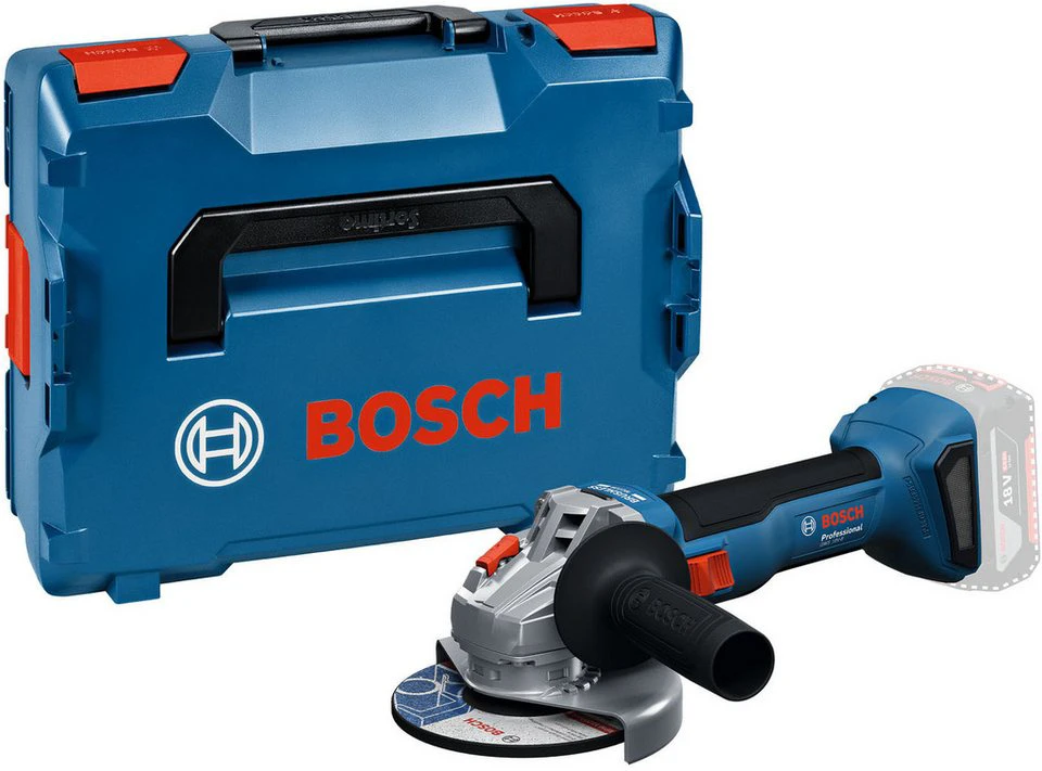 Bosch Professional Akku-Winkelschleifer GWS 18V-8 in L-BOXX 136 ohne Akku ohne Ladegerät
