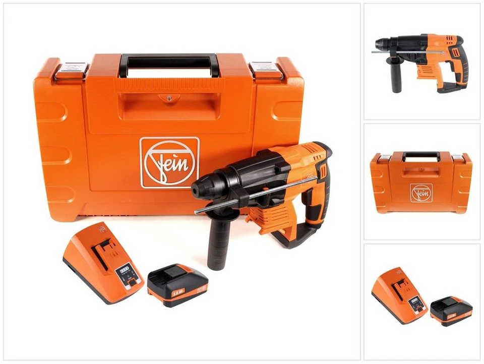 FEIN ABH 18 Akku-Bohrhammer 2,0 J 18 V SDS-plus Brushless 3,0 Ah
