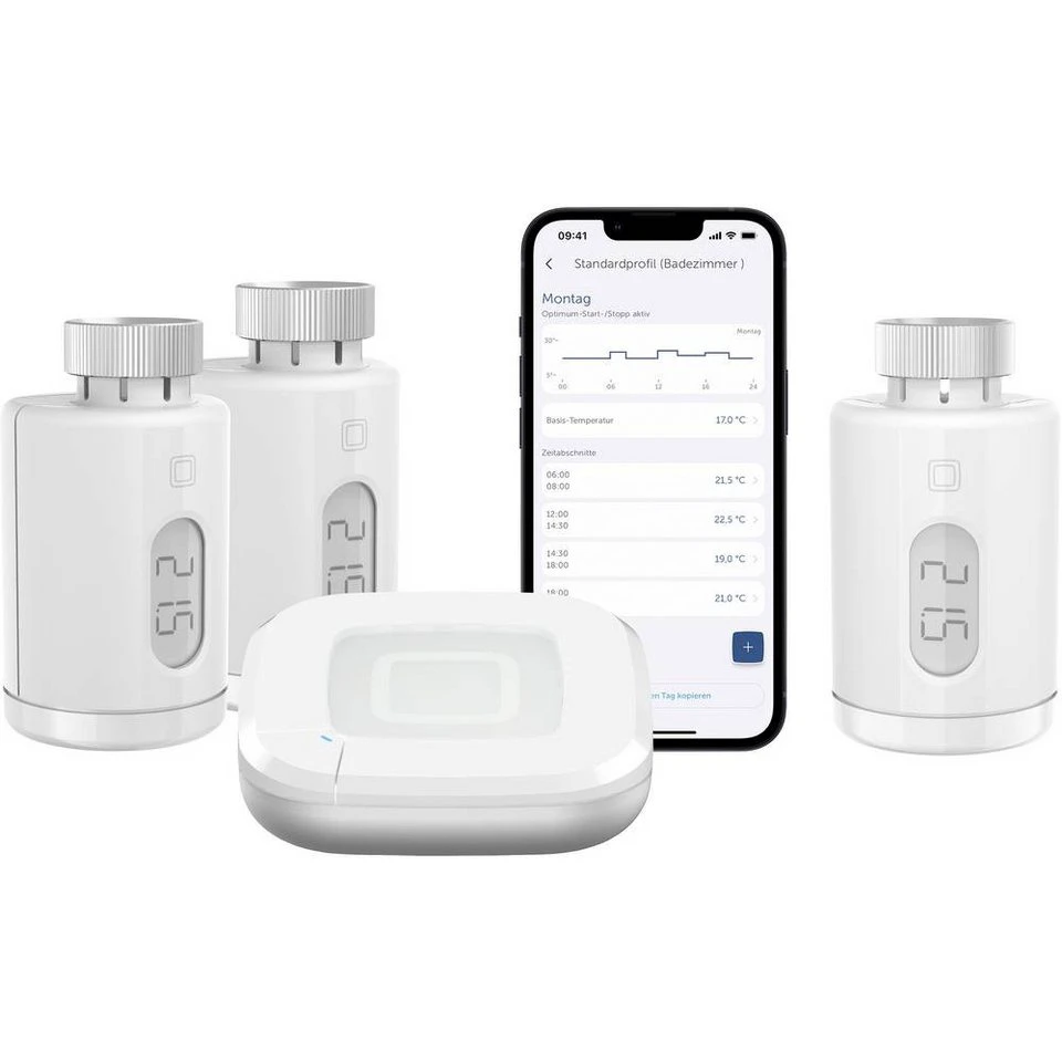 Homematic IP Starter-Set Heizen – pure HmIP-SK28 Access Point 2 2 Heizkörperthermostate