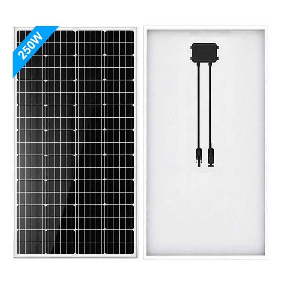 GLIESE Solarmodul 250W 12V monokristallin für Balkonkraftwerk Wohnmobil Garten