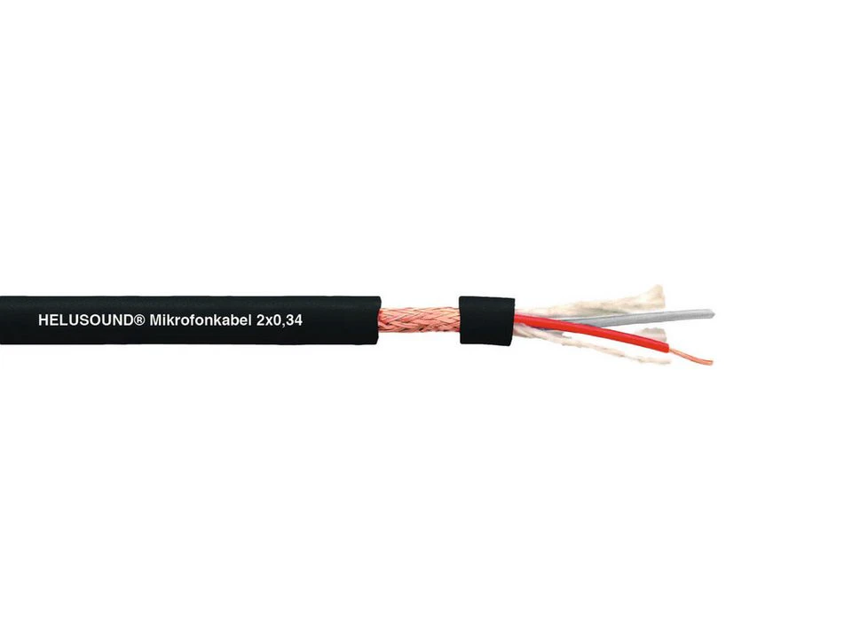 Helukabel DMX Kabel 2x0,34 100 m sw Lampen-Verbindungskabel