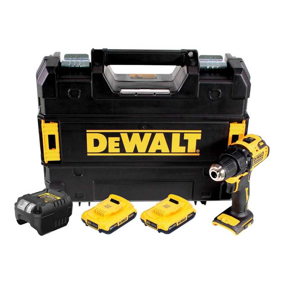 DeWalt Akku-Bohrschrauber DCD 708 D2T 18 V Li-Ion 2x 2 Ah mit Ladegerät und TSTAK