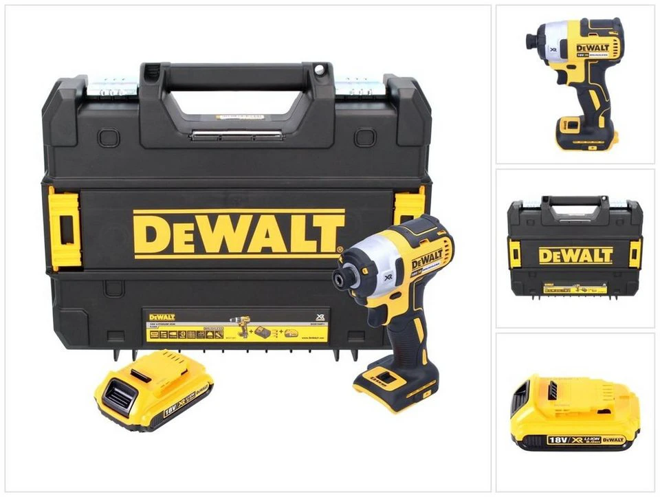 DeWalt Akku-Schlagschrauber DCF 887 NT 18 V 205 Nm 1/4" Brushless 1x Akku