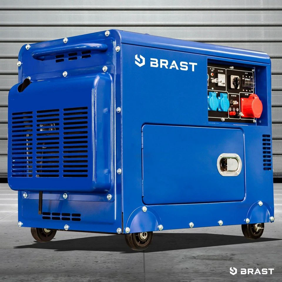 BRAST Stromerzeuger Diesel 5,7kW 5000W 418cm³ 4-Takt E-Start