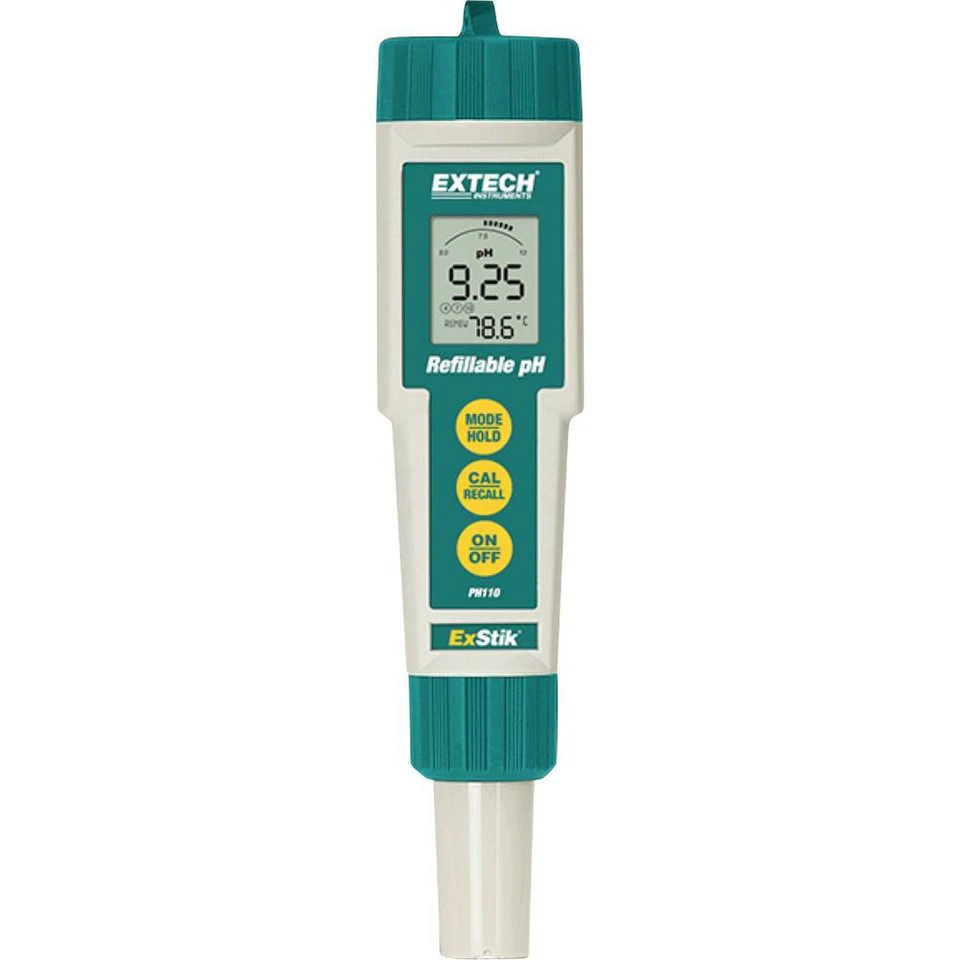 Extech pH-Messgerät PH110 ExStik wasserdicht mit nachfüllbarer Elektrode