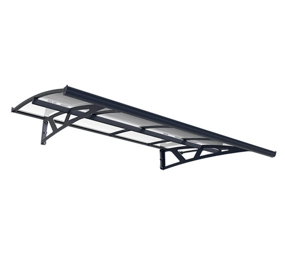 Palram - Canopia Vordach Amsterdam 2230 Anthrazit 139x224x33 cm