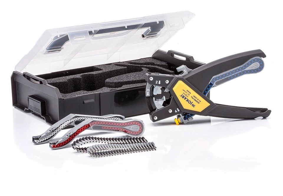 Jokari Kabelverarbeitungs-Set Quadro Plus Abisolier- und Crimpzange 0,5 bis 2,5 mm²
