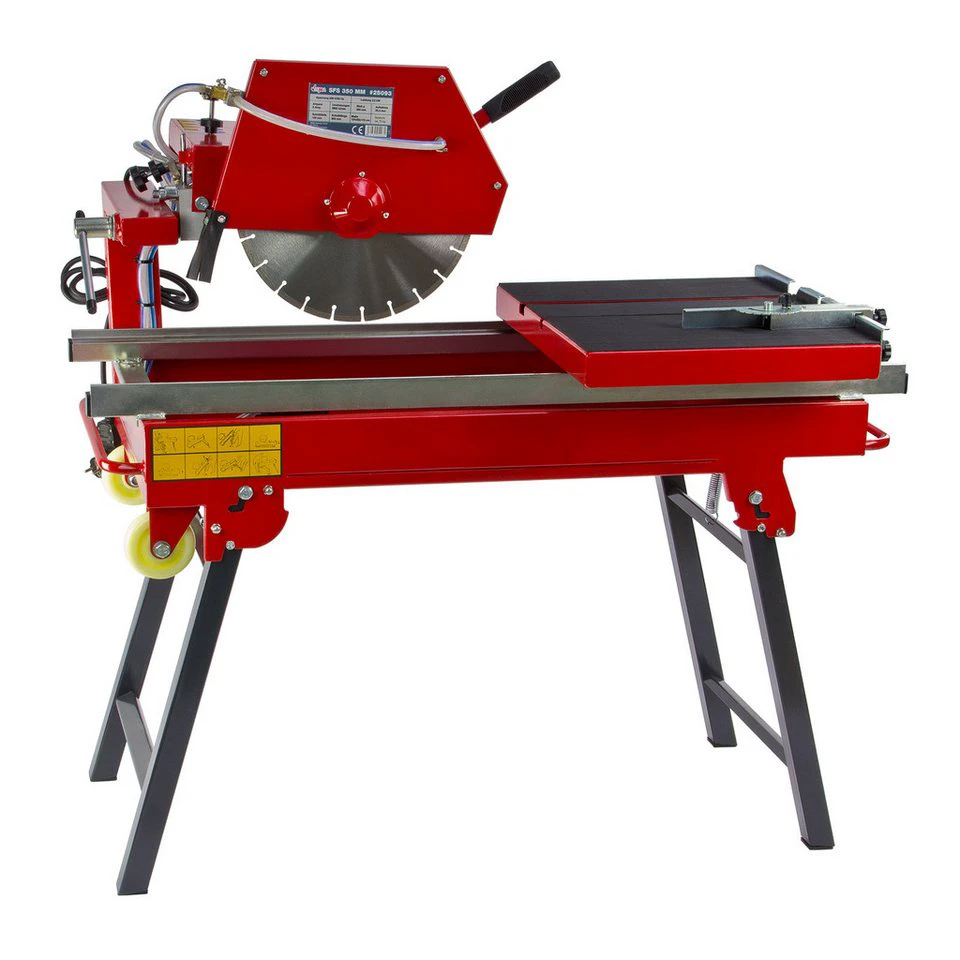 DEMA Steinsäge WB2000 Nassschnitt 2000 W 350 mm Diamanttrennscheibe schwenkbar