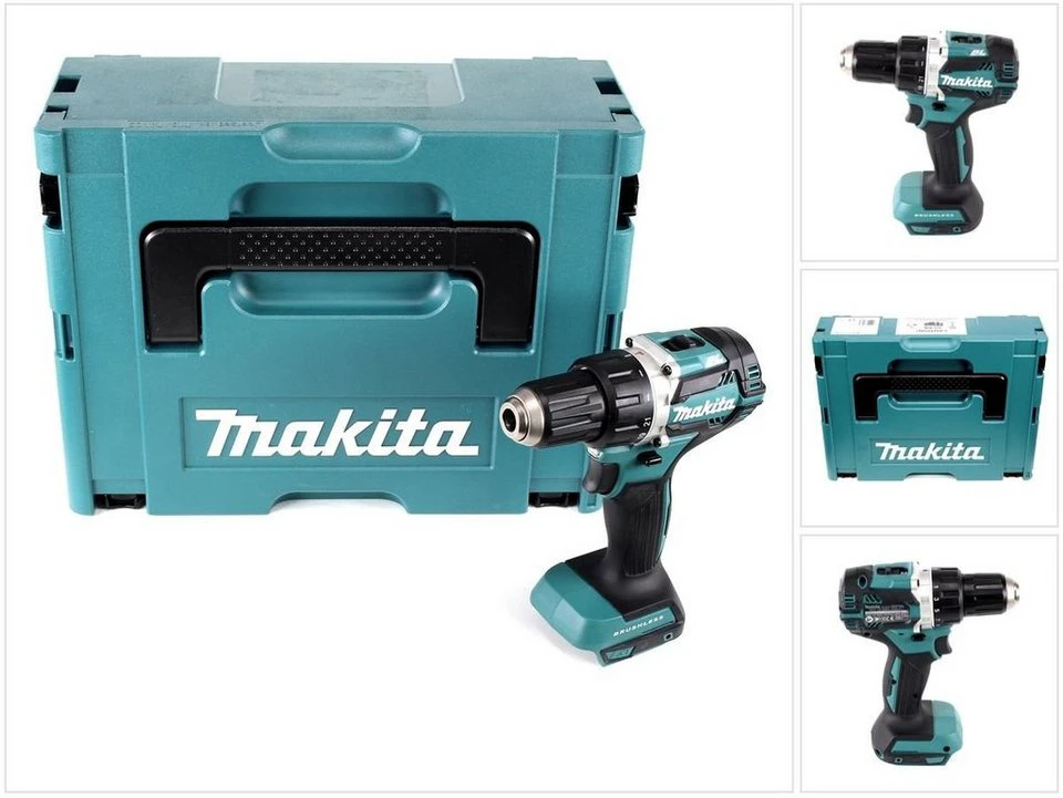 Makita Akku-Bohrschrauber DDF 484 ZJ 18 V 54 Nm brushless im Makpac ohne Akku und Ladegerät