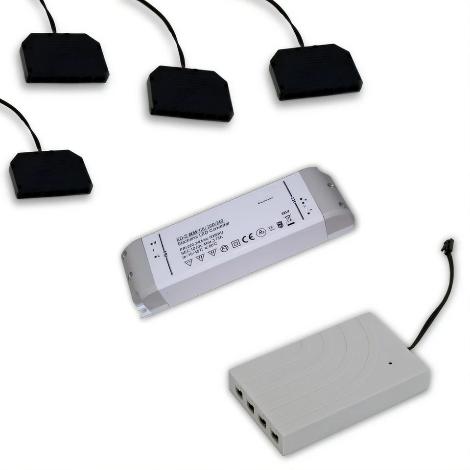 SO-TECH® Licht-Funksteuerung Emotion 4-Kanal Folgeset inkl. 60W Konverter