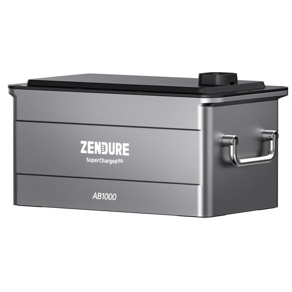 ZENDURE SuperCharged Balkonkraftwerk AB1000 SolarFlow 960Wh LiFePO4 Akku IP65 800W 1200W