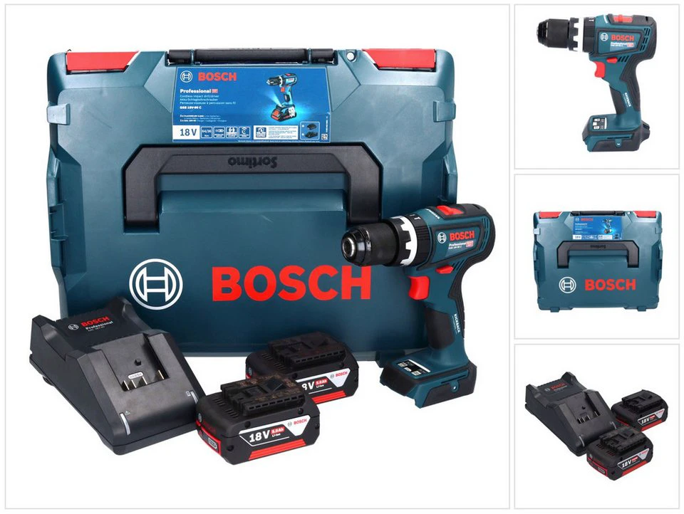 Bosch Professional GSB 18V-90 C Akku Schlagbohrschrauber 18 V 64 Nm bürstenlos
