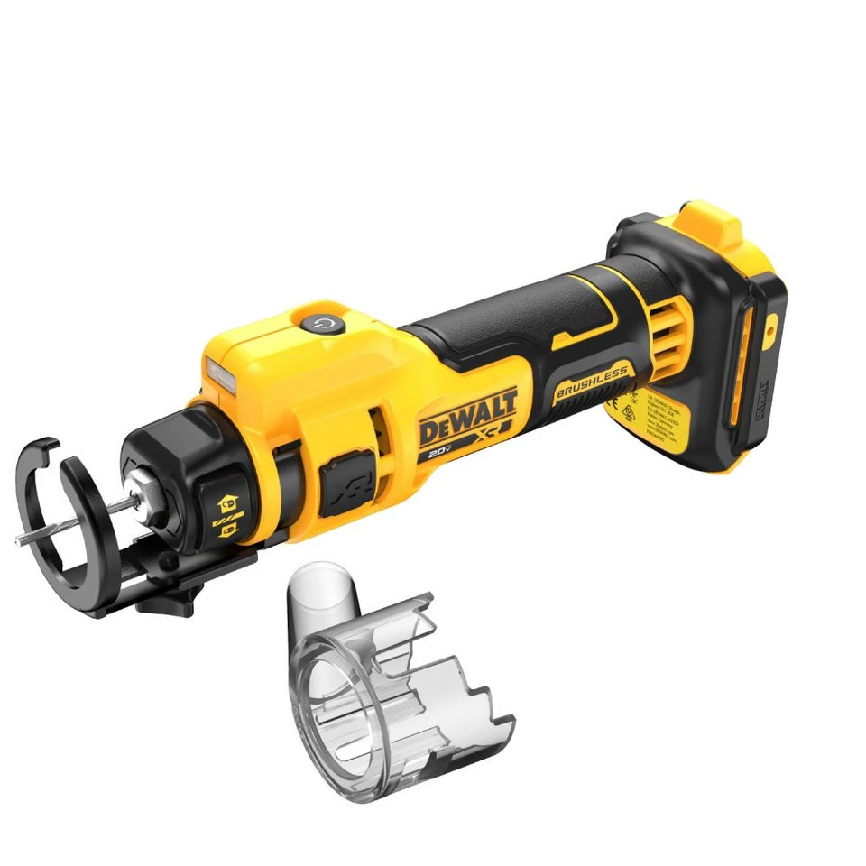 DeWalt Akku-Trockenbaufraese DCE555N-XJ für Trockenbau 18V kompatibel mit DeWalt Akkus
