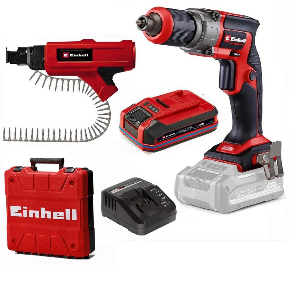 Einhell Professional Akku-Trockenbauschrauber TP-DY 18 Li BL Power X-Change 18 V Brushless