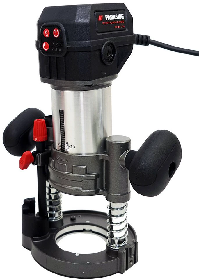 PARKSIDE PERFORMANCE® Multifräse PPMF 710 Elektro 3-in-1 Kantenfräse Oberfräse Winkelfräse 710 W